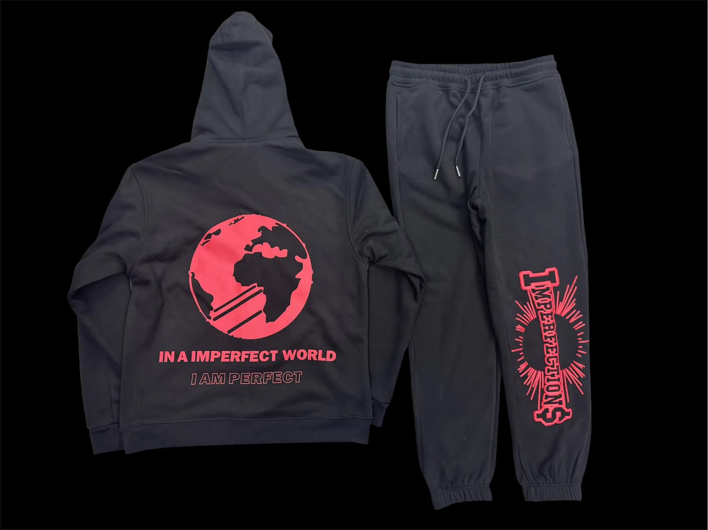 Full Zip Sweatsuit Blackout Edition