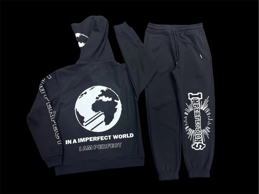 Full Zip Sweatsuit Blackout Edition